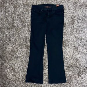 Tory Burch Black classic Tory boot jeans.